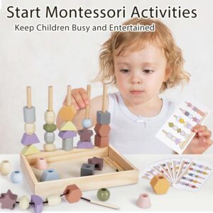 Alternative view of Educational Stacking & Threading Toys for Toddlers