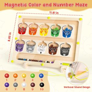 Alternative view of Magnetic Number and Color Maze for Toddlers