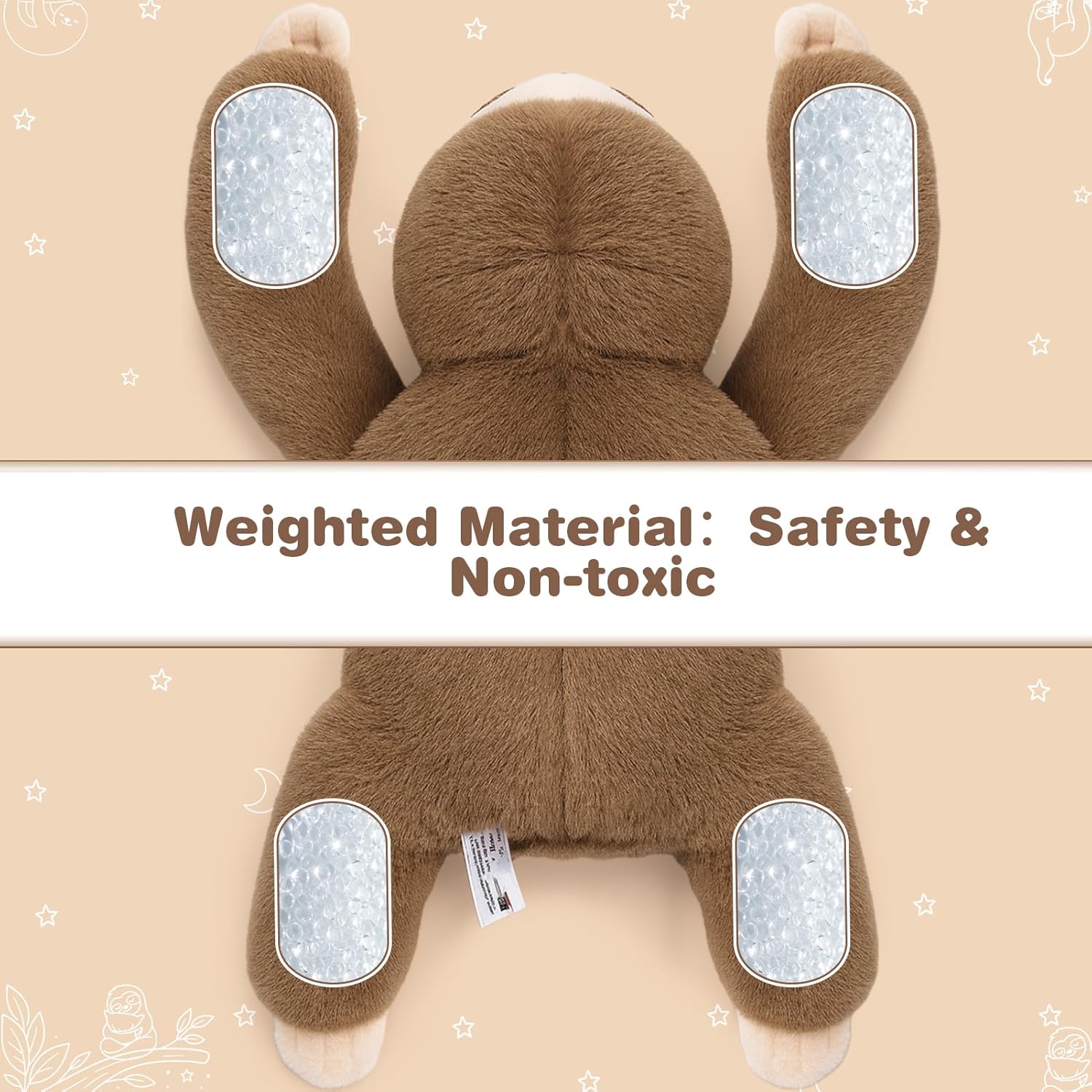Sloth Sensory Vibrating Pillow for Kids & Adults - Image 3