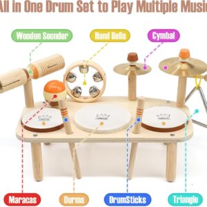 Alternative view of Montessori Wooden Musical Toys for Boys & Girls