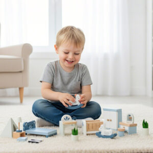 Mini Wooden Dollhouse Furniture（Dolls Not Included）