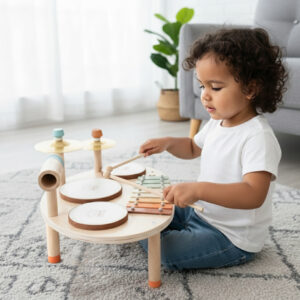 Alternative view of 9-in-1 Wooden Montessori Musical Toys for Boys & Girls