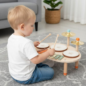 9-in-1 Wooden Montessori Musical Toys for Boys & Girls