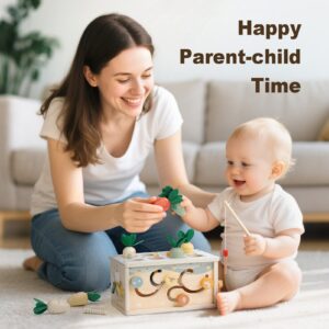 Alternative view of Montessori Tissue Box Toy for 1-3 Year Olds