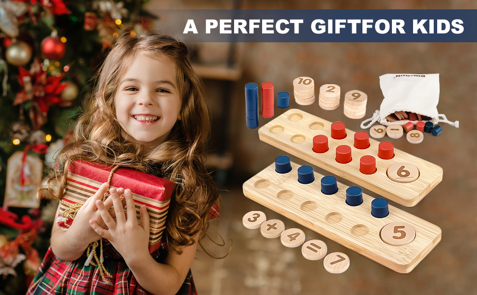 counting cubes montessori toys math counters kids ten frame learning material kindergarten preschool