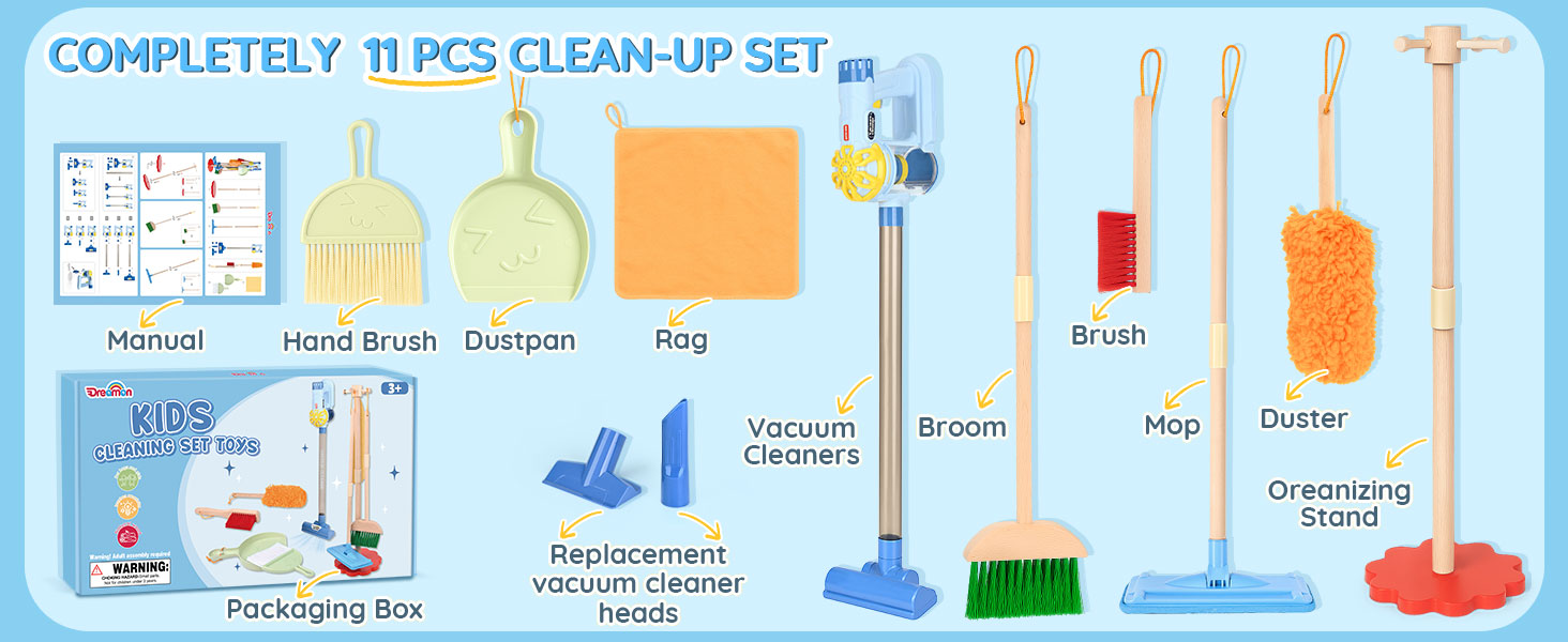 kids cleaning toy set