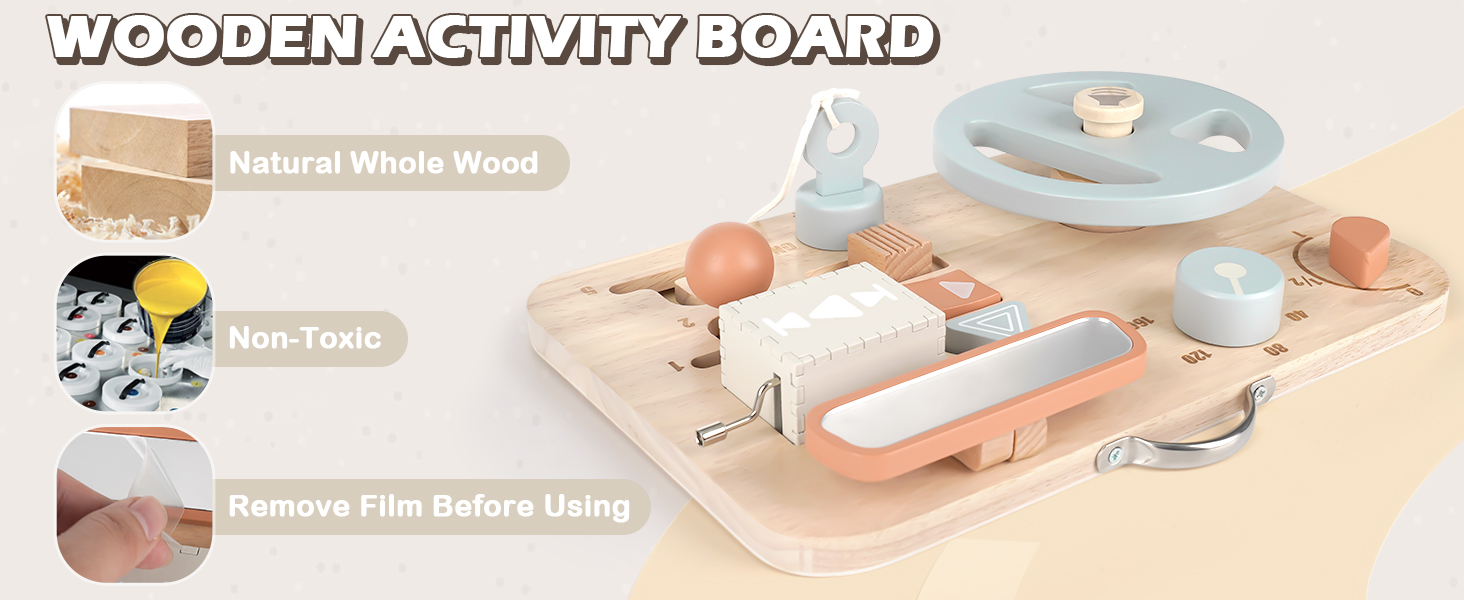 montessori busy board for 1-3 busy boards for toddlers 1-3 wooden busy board montessori board