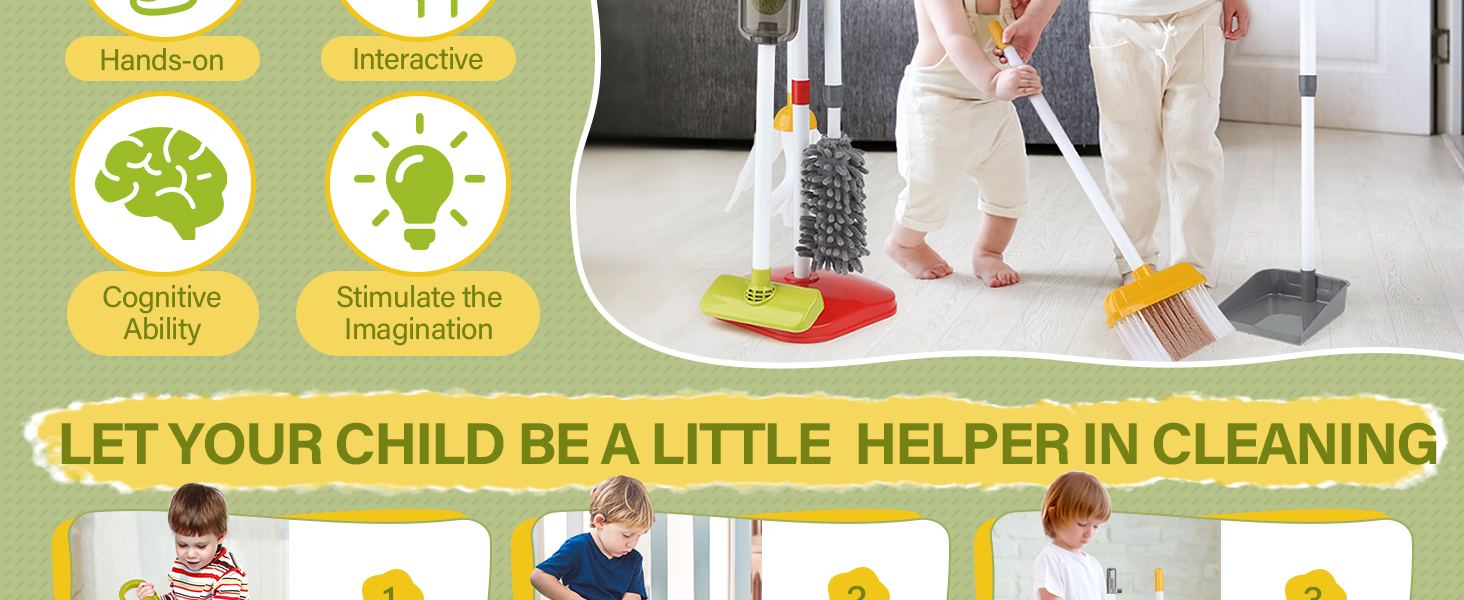 cleaning toys for toddlers 1-3