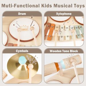 Alternative view of 9-in-1 Wooden Montessori Musical Toys for Boys & Girls