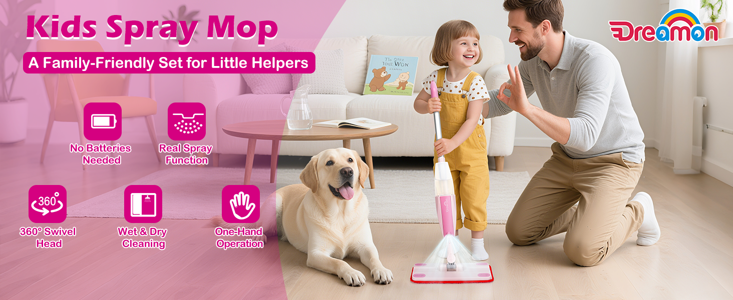 kids cleaning toy set