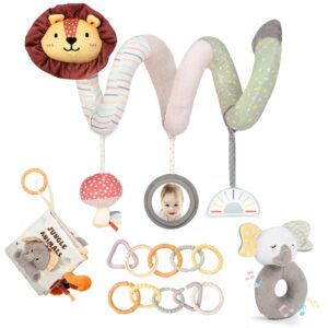 Spiral Car Seat Toy Set – Travel Toy for Newborns & Infants