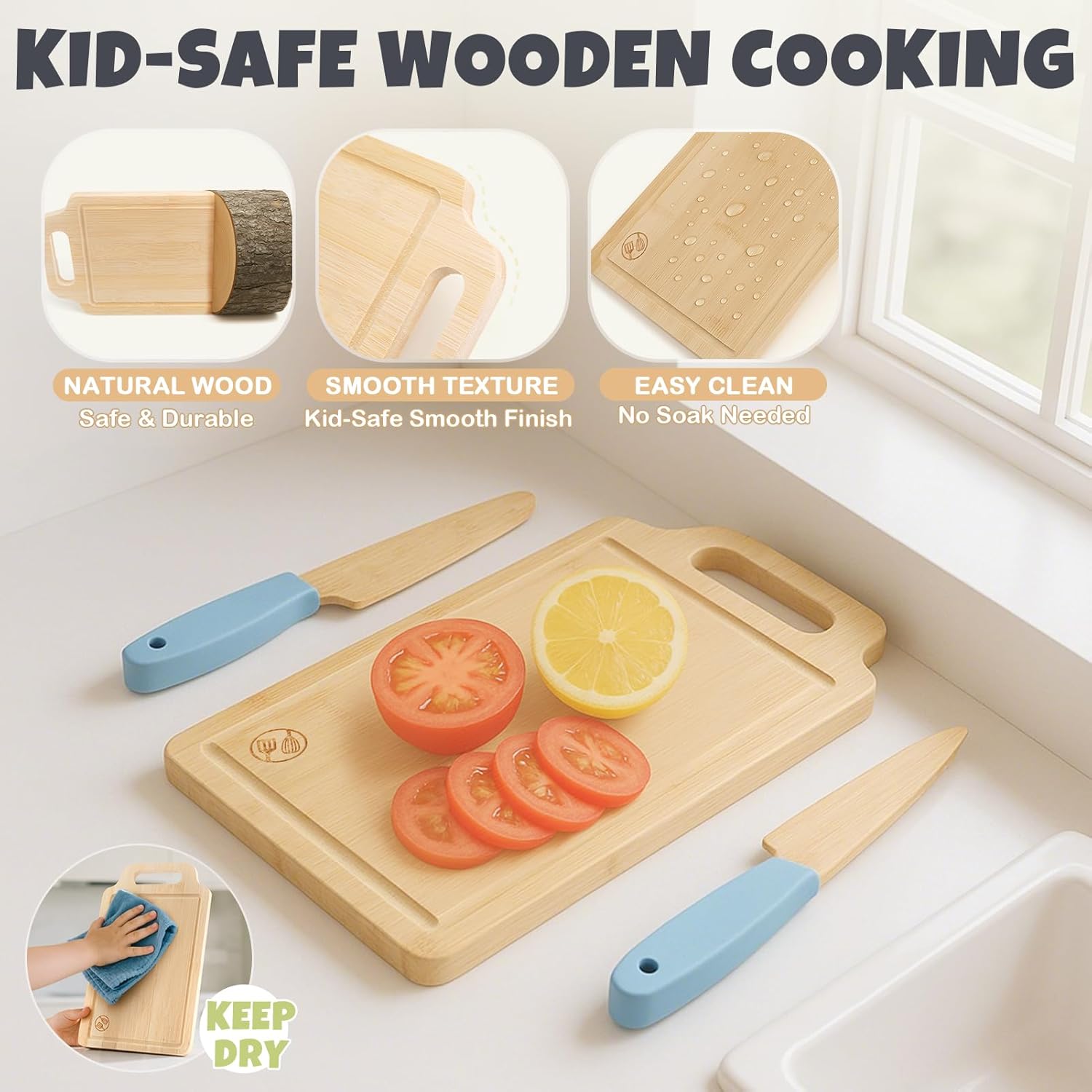 Montessori Cooking Set for 3-12 Year Olds - Image 4