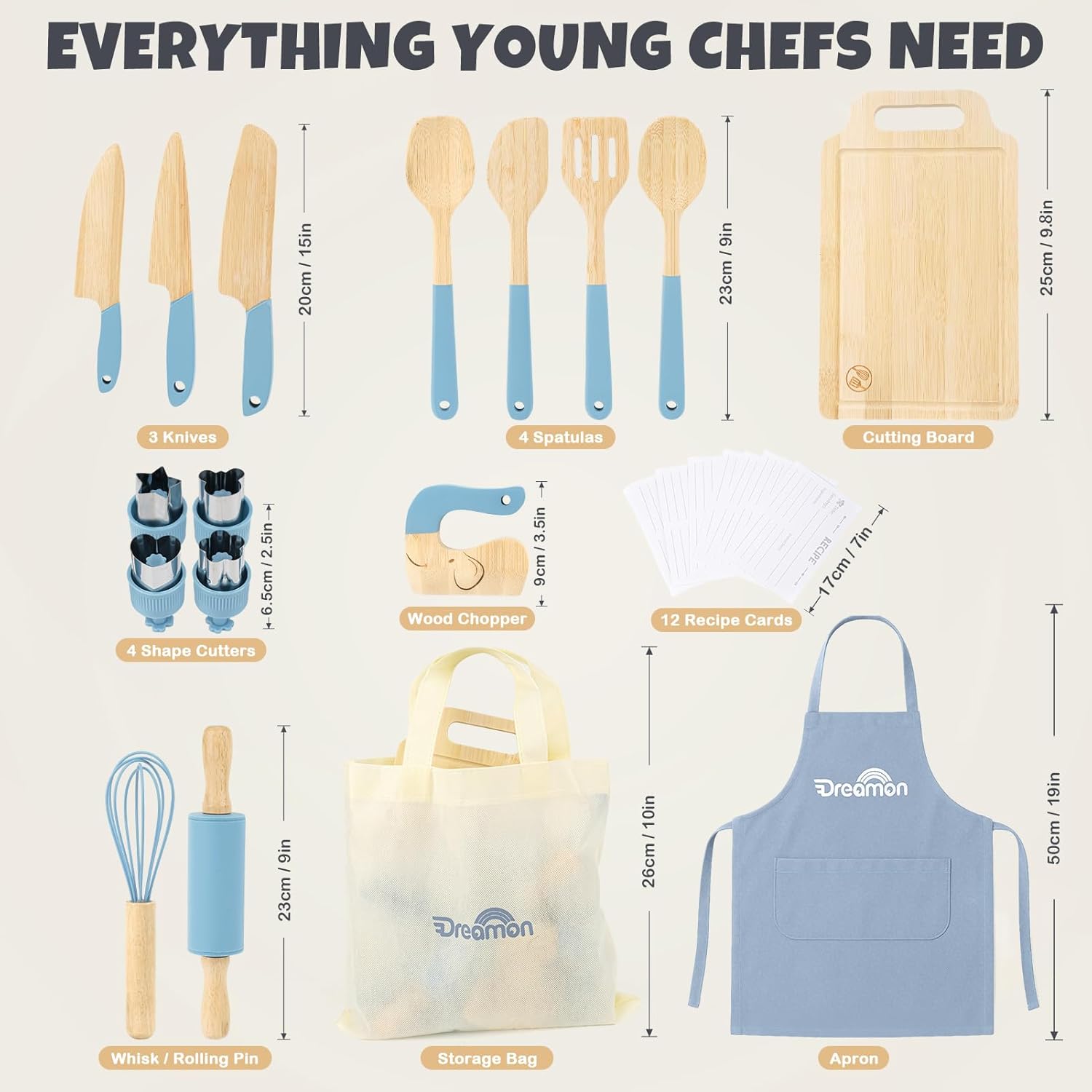 Montessori Cooking Set for 3-12 Year Olds - Image 7