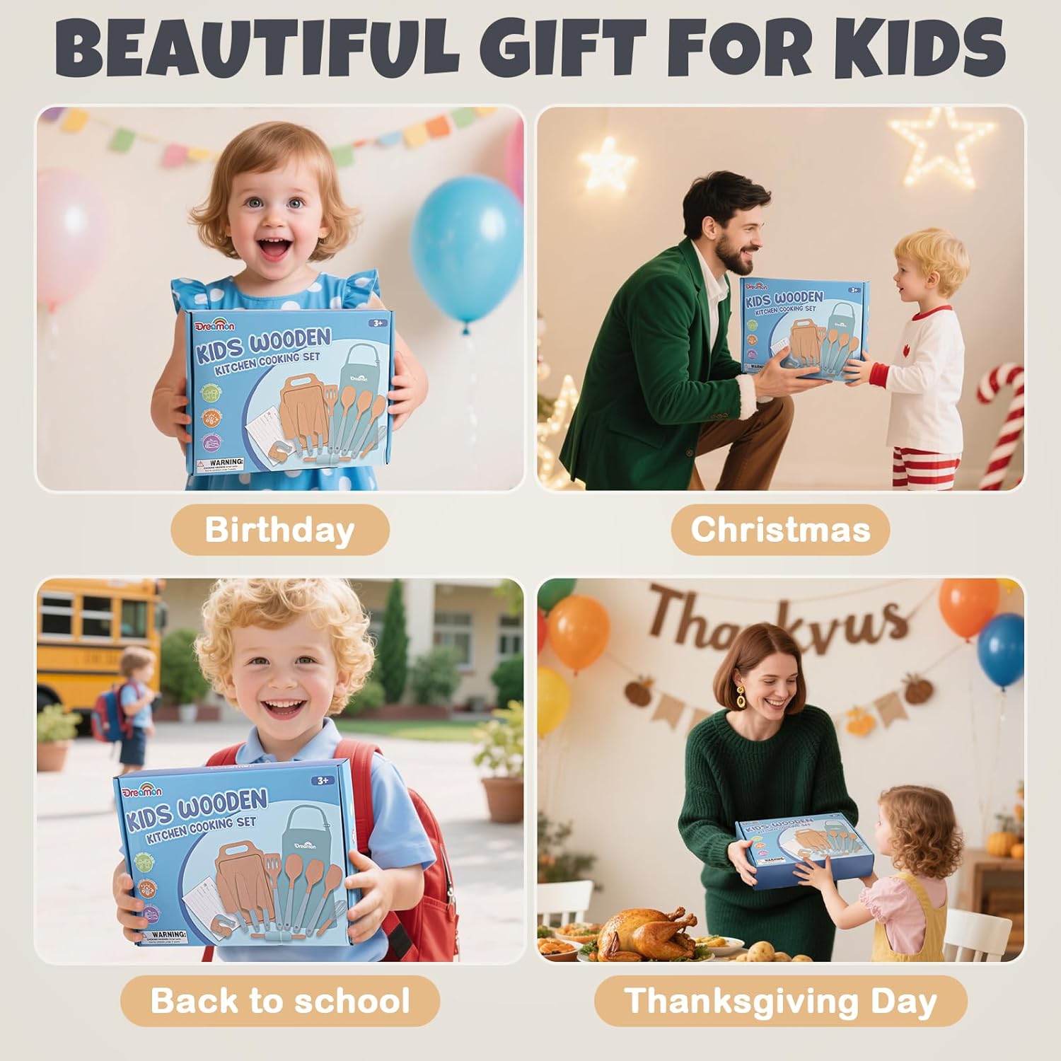 Montessori Cooking Set for 3-12 Year Olds - Image 8