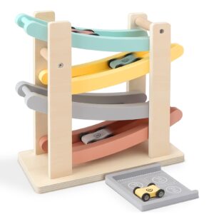 Wooden Car Ramp for Sensory Play