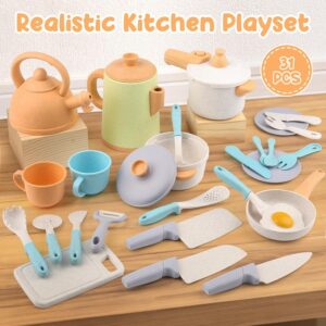 Alternative view of Kids Play Kitchen Accessories Set for Toddlers