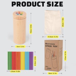 Alternative view of Wooden Color Sorting Toys for Preschool Kids