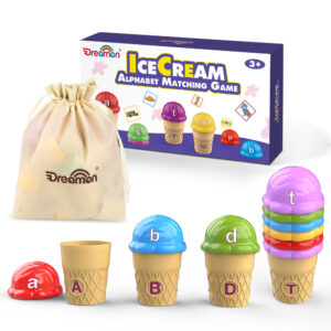 Ice Cream Alphabet Sorting Toys for Toddlers
