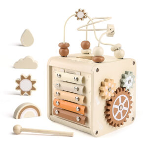 Educational Activity Cube for Toddlers 1-3