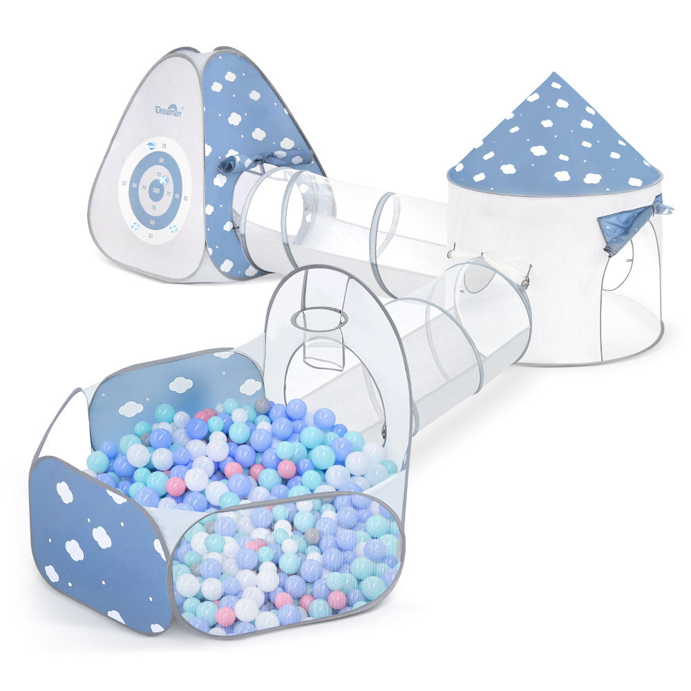 5 in 1 Kids Play Tent with Tunnel for Toddlers