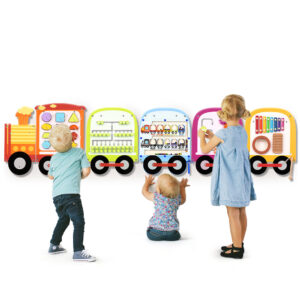 Wall-Mounted Sensory Busy Board for Early Learning