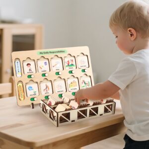 Alternative view of Montessori Visual Schedule for Kids 3-6 Years