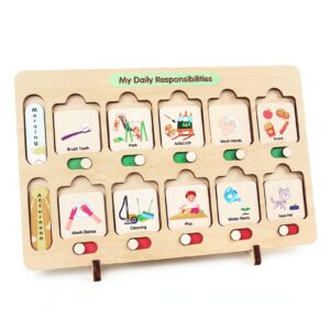 Montessori Visual Schedule for Kids 3-6 Years