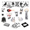Black & White Sensory Toys for Newborns 0-6M